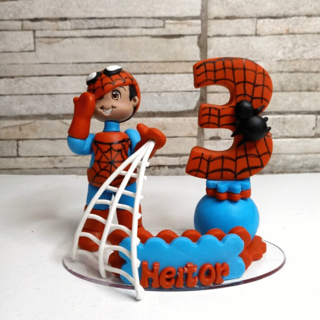 topo de bolo homem aranha